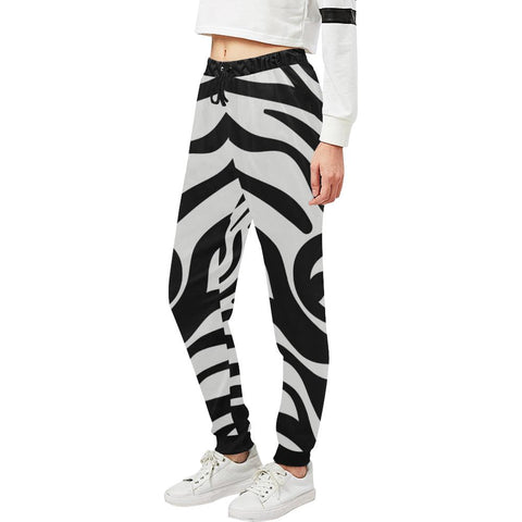 Image of Animal Pattern Zebra Seamless African wildlife Jogging Pants, Hungover, Loungewear