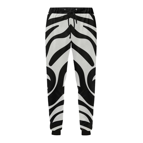 Image of Animal Pattern Zebra Seamless African wildlife Jogging Pants, Hungover, Loungewear