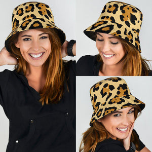 Cheetah Print Multicolored, Breathable Head Gear, Sun Block, Fishing Hat,