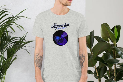 Image of Aquarius Zodiac Unisex T,Shirt, Mens, Womens, Short Sleeve Shirt, Graphic Tee,