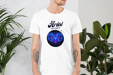 Image of Aries Zodiac Unisex T,Shirt, Mens, Womens, Short Sleeve Shirt, Graphic Tee,