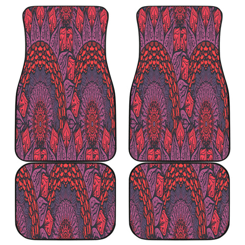Image of Aztec Seamless Pattern Car Mats Back/Front, Floor Mats Set, Car Accessories