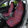 Aztec Seamless Pattern Car Seat Covers, Ethnic Front Seat Protectors, Cultural