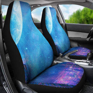 Big Moon Blue City 2 Front Car Seat Covers Car Seat Covers,Car Seat Covers Pair,Car Seat Protector,Car Accessory,Front Seat Covers