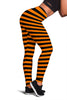 Black And Orange Stripe Womens Leggings,Activewear Leggings,Womens Leggings,workout leggings,Casual Leggings,yoga leggings,Leggings For Home