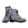Authentic Leopard Print: Women's Vegan Leather, Lace,Up Boho Hippie Boots,