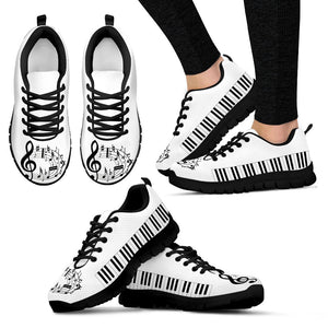 Black And White Musical Sneakers Womens, Mens, Shoes,Training Shoes, Colorful,Artist Shoes Low Top Shoes, Casual Shoes, Kids Shoes, Top Shoe