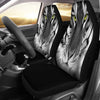 Black And White Tiger 2 Front Car Seat Covers, Car Seat Covers,Car Seat Covers Pair,Car Seat Protector,Car Accessory,Front Seat Covers,