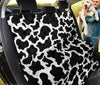 Fun Black Cow Print Car Seat Covers - Abstract Art, Backseat Pet Protector, Unique Car Accessories