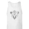 Black Magical Astrological All Seeing Eye Hand Premium Unisex Tank Top, Graphic