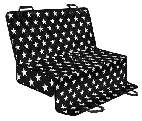 Image of Cute Black Mini Stars Car Seat Covers , Abstract Art, Pet,Friendly Backseat
