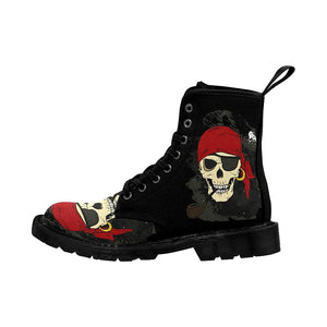 Black Skull Womens Boot, Combat Style Boots, Custom Boots,Boho Chic Boots,Spiritual ,Comfortable Boots