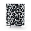 Black & White Animal Print Cow Print Shower Curtains, Water Proof Bath Decor |