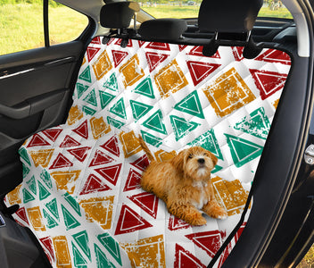 Colorful Triangular Bohemian Car Seat Covers , Boho Chic Abstract Art