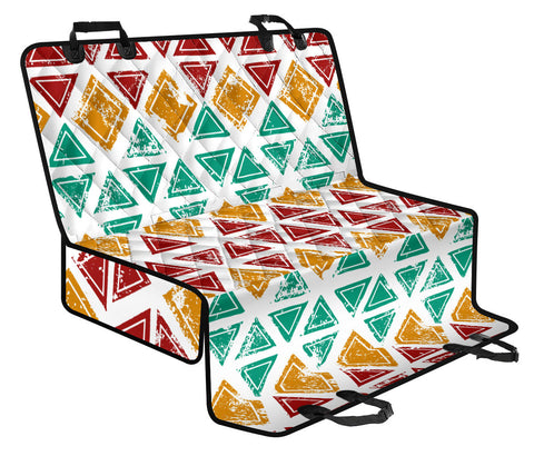 Image of Colorful Triangular Bohemian Car Seat Covers , Boho Chic Abstract Art