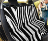 Black and White Zebra Stripe Car Seat Covers , Abstract Art, Backseat Pet