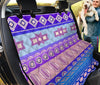 Blue Aztec Tribal Ethnic Pattern Car Seat Covers , Abstract Art, Backseat Pet