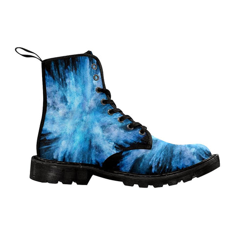 Image of Blue Explosion Womens Boot, ,Comfortable Boots,Decor Womens Boots,Combat Boots Rain Boots,Hippie