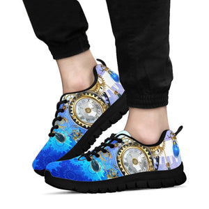 Time Gears Women's Sneaker , Breathable, Custom Printed Hippie Style,