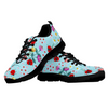 Blue Ladybug Floral Athletic Sneakers,Kicks Sports Wear, Mens, Womens, Low Top Shoes, Casual Shoes, Custom Shoes, Shoes Shoes,Training Shoe