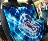 Blue Purple Tie Dye Abstract Art , Pet,Friendly Car Back Seat Covers, Artistic