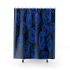Blue Rose Flower Shower Curtains, Water Proof Bath Decor | Spa | Bathroom Style