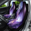 Blue Space Nebula Car Seat Covers, Front Seat Protectors Pair, Auto Accessories,