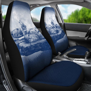 Blue Wolf 2 Front Car Seat Covers Car Seat Covers,Car Seat Covers Pair,Car Seat Protector,Car Accessory,Front Seat Covers