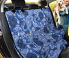 Elegant Blue Paisley Design , Abstract Art Car Back Seat Pet Covers, Stylish