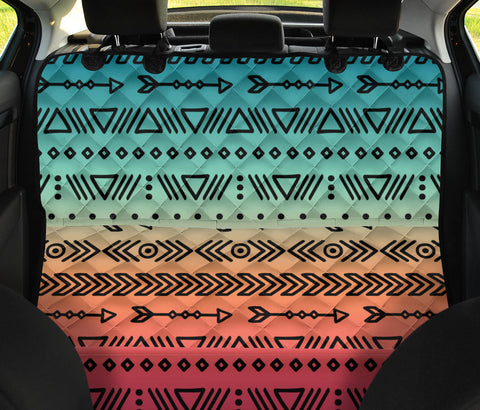 Image of Ethnic Aztec Boho Chic Patterns , Bohemian Mandala Car Back Seat Pet Covers,