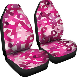 Breast Cancer Awareness 2 Front Car Seat Covers Car Seat Covers,Car Seat Covers Pair,Car Seat Protector,Car Accessory,Front Seat Covers,