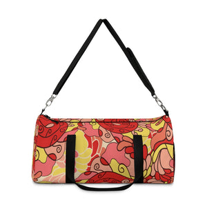 Bright Abstract Printed Art Duffel Bag, Weekender Bags/ Baby Bag/ Travel Bag/