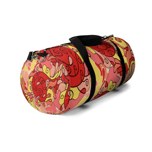 Bright Abstract Printed Art Duffel Bag, Weekender Bags/ Baby Bag/ Travel Bag/