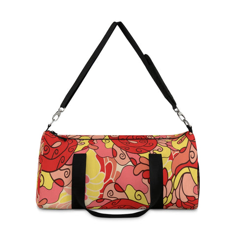 Image of Bright Abstract Printed Art Duffel Bag, Weekender Bags/ Baby Bag/ Travel Bag/