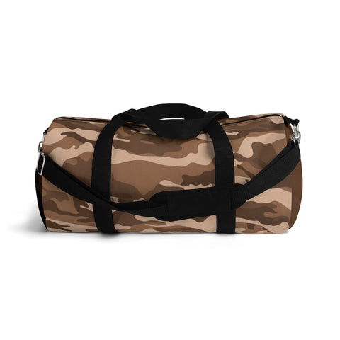 Image of Brown Camouflage Duffel Bag, Weekender Bags/ Baby Bag/ Travel Bag/ Hospital Bag/