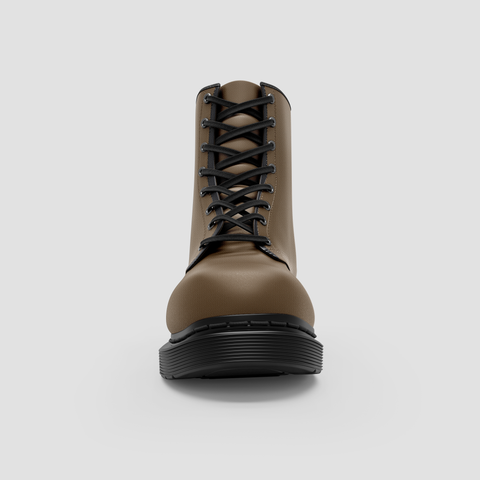 Image of Brown Stylish Vegan Wo's Boots , Classic Crafted Girls' Footwear ,