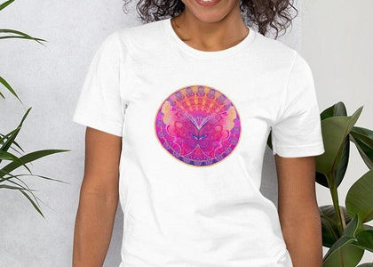 Butterfly Mandala Unisex T,Shirt, Mens, Womens, Short Sleeve Shirt, Graphic Tee,