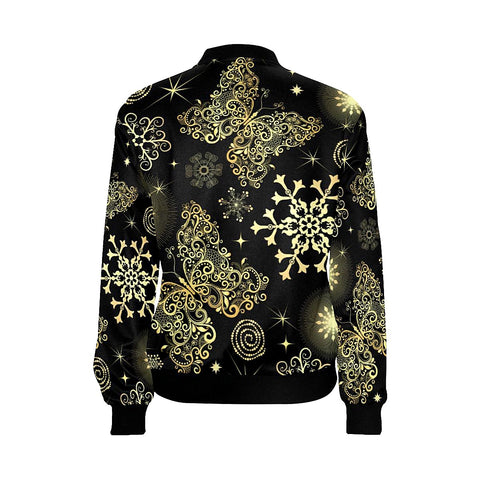 Image of Butterfly Womens Floral, Fashion Wear,Fashion Clothes,Spiritual,Handmade Bright Colorful Jacket