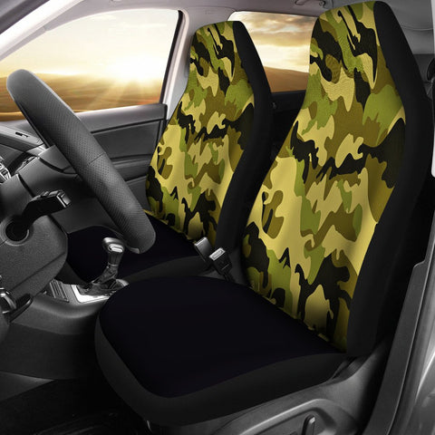 Image of Camouflage 2 Front Car Seat Covers, Car Seat Covers,Car Seat Covers Pair,Car Seat Protector,Car Accessory,Front Seat Covers,