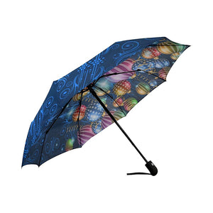 Christmas Vintage Classic Background with balls an Auto-Foldable Umbrella (Model U04)