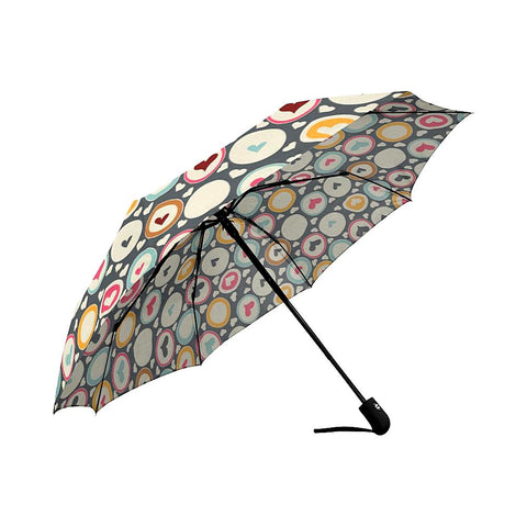 Image of Circle Heart Auto-Foldable Umbrella (Model U04)