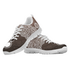 Coffee Multicolored Mandala Athletic Sneakers,Kicks Sports Wear, Kids Shoes, Casual Shoes, Shoes,Training Shoes, Shoes,Running Shoes,Low Top