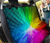 Colorful Abstract Art Design , Vibrant Car Back Seat Pet Covers, Backseat