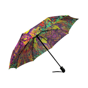 Colorful Abstract Unisex Umbrella, Foldable Umbrella, Custom Rain Umbrella,Rain Gear Weather