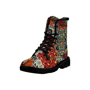 Colorful African Tiger Womens Boots, Comfortable Boots,Decor Womens Boots,Combat Boots Rain Boots