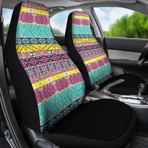 Image of Colorful Boho Car Seat Covers,Car Seat Covers Pair,Car Seat Protector,Front Seat Covers,Seat Cover for Car, 2 Front Car Seat Covers