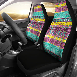 Colorful Boho Car Seat Covers,Car Seat Covers Pair,Car Seat Protector,Front Seat Covers,Seat Cover for Car, 2 Front Car Seat Covers