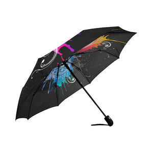 Colorful Butterfly Auto-Foldable Umbrella (Model U04)