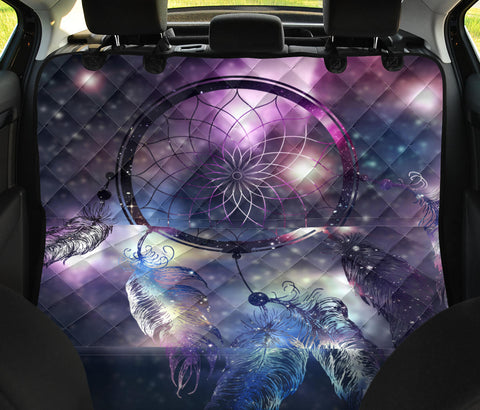 Image of Cosmic Dreamcatcher Nebula Design , Galaxy Space Car Back Seat Pet Covers,