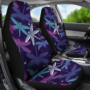 Colorful Dragonfly Car Seat Covers,Car Seat Covers Pair,Car Seat Protector,Car Accessory,Front Seat Covers,Seat Cover for Car